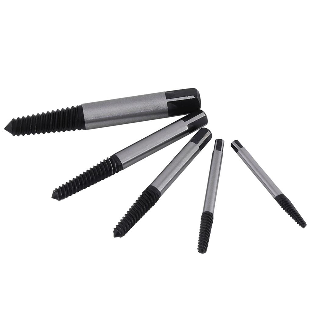 5pcs Broken Screw Extractor Bit Damaged Bolt Easy Take Out Removing Tool