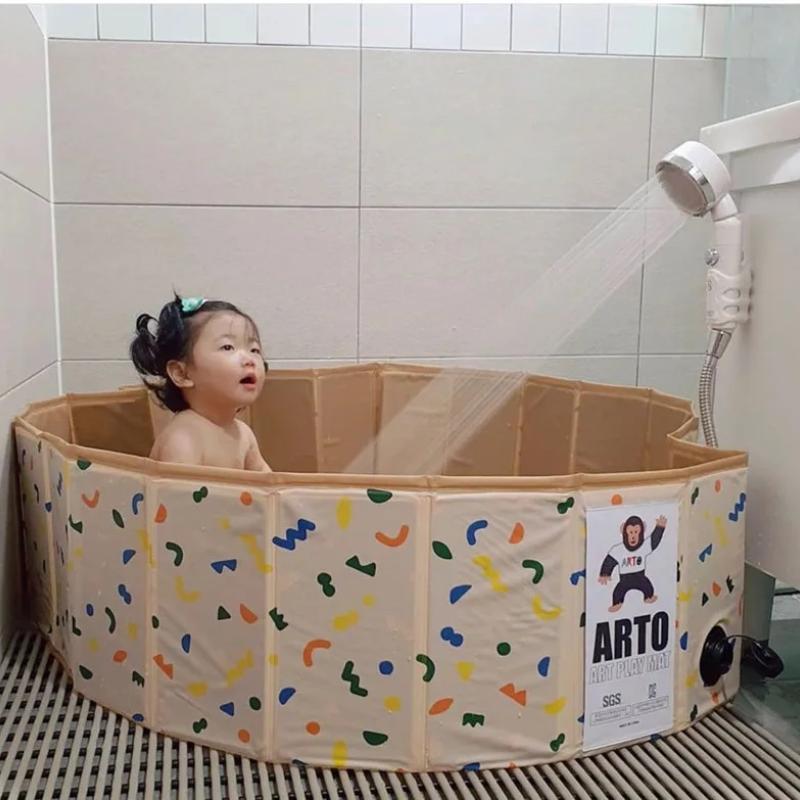 Multi Functional Folding Swimming Pool Ball Pool with Drainage Valve Children's Game Fence Indoor and Outdoor Swimming Pool