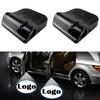2pcs Wireless LED Car Door Welcome Logo Night Light Courtesy Lamp for Skoda Peugeot Hyundai Toyota Mitsubishi Mazda Renault Ford