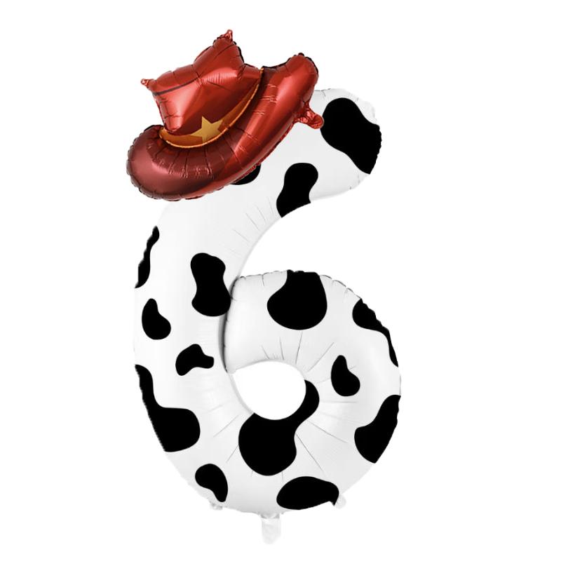 40 tommer 0-9 Tal & Hat Ballon Sæt, Perfekt Til Fødselsdage, Gård-Tema Fester, Jubilæer, Valentinsdag
