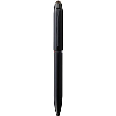 Mitsubishi Pencil 3-Color Ballpoint Pen & Touch Pen, Jetstream Stylus, Rotating Retractable, 0.5mm, Black, Easy To Write, SXE3T18005P24