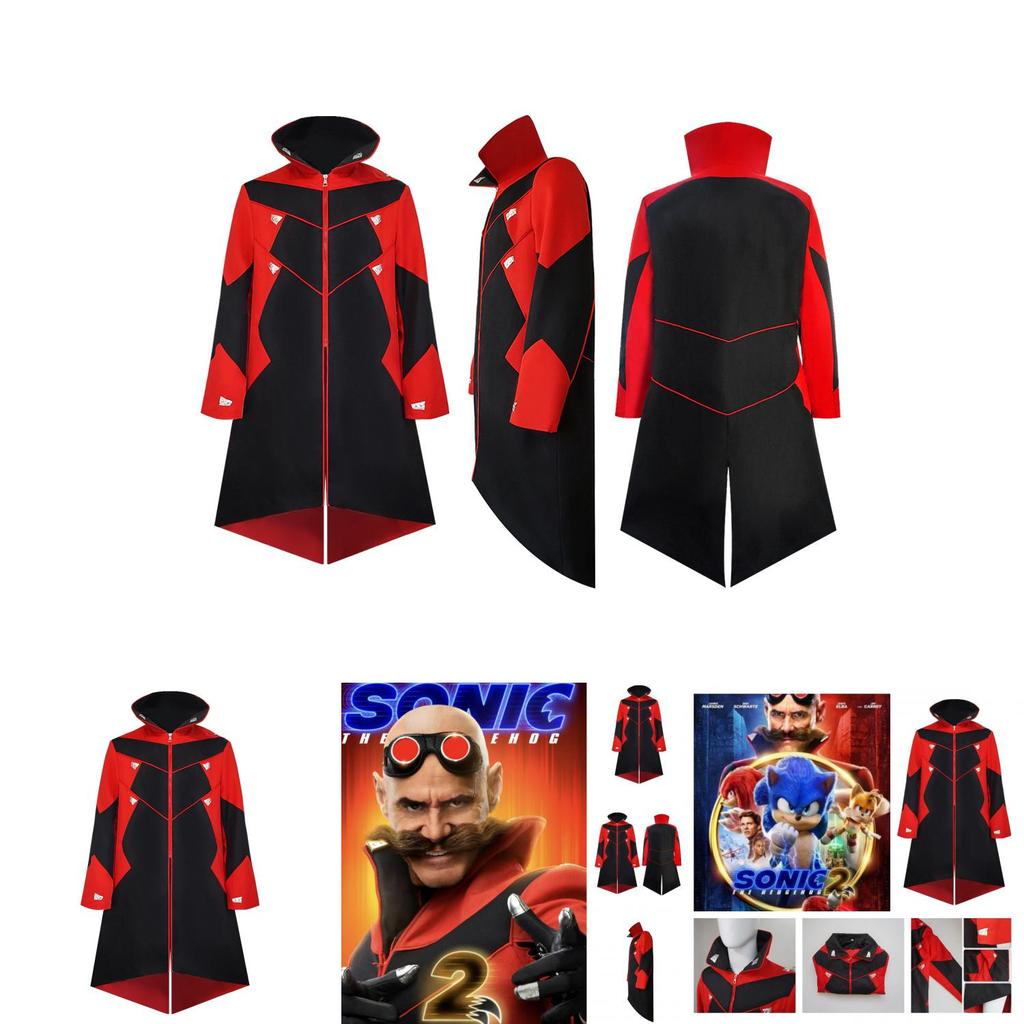 Sonic The Hedgehog Dr Egguman Costume For Halloween Cosplay