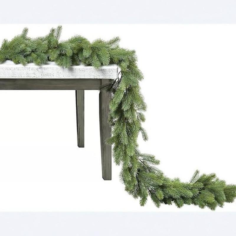 Artificial Vine Greenery Christmas Cedar Vine 6feet Long Hanging Plant for Mantel Indoor and Outdoor Decorations