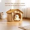 All-Season Pet Villa: Arctic & Fleece, Washable, Non-Slip. For Cats & Small Dogs. Cozy & Enclosed. Shop Now!