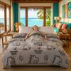 Multifunctional Thick Fleece Blanket  Snowflake Lamb Fleece Cover  Plush Warm For Home And El Bedrooms.