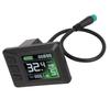 Electric Scooter Display Electric Scooter Dashboard 5 Pin Rain Proof Connector ABS Lightweight Fine Craftsmanship for Cycling