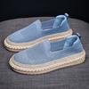 Nuove Espadrillas Scarpe da Donna Ballerine in Lino Moda Tessuto a Rete Lavorato a Maglia Mocassini in Canapa Slip-on Scarpe di Stoffa Casual Sneakers da Donna