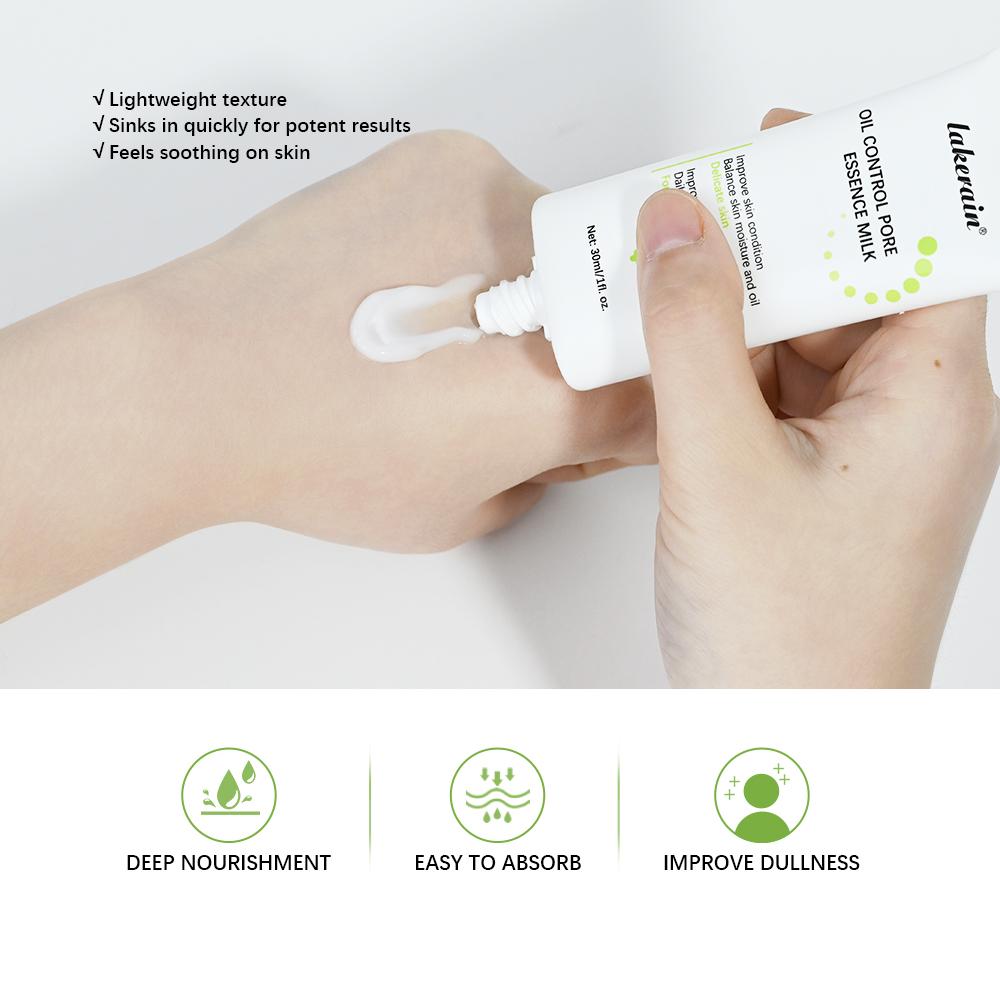 Oil Control Pore Essence Milk Smoothes Pores And Moisturizes Skin With A Refreshing Non-greasy Essence Korean Skin Care Products