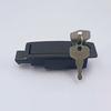 Black Compression Electrical Cabinet Door Lock  Zinc Alloy Push Button Latch with Key Durable Car Door Plane Locks FS