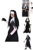 Scary Nun Costume For Women Halloween Cosplay Outfit For Scary Fun