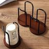 Desktop Disposable Cup Storage Holder with Longer Stick Mug Display Stand Paper Cup Shelf  Home
