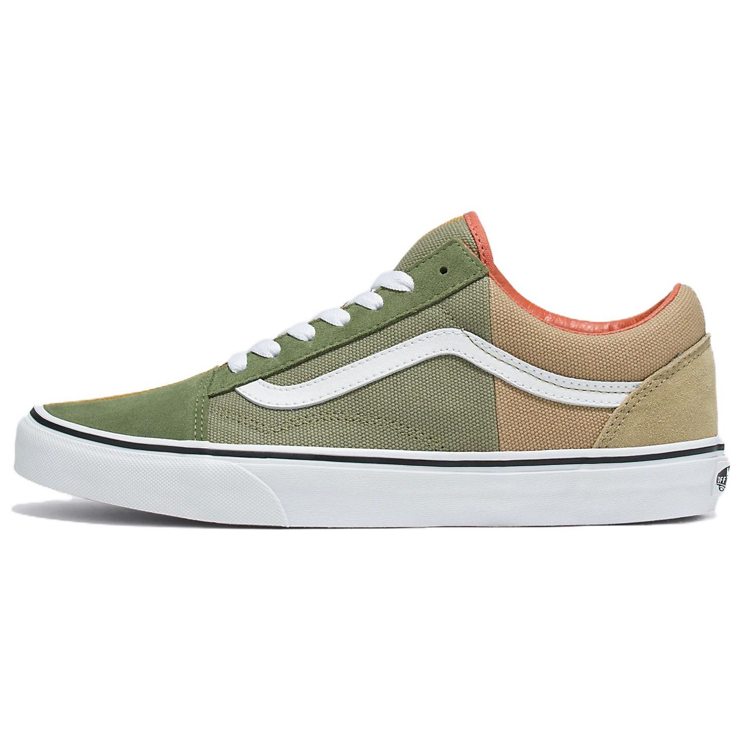 

Vans Серия Old Skool Удобные Дышащие Низкие Кеды для Скейтбординга Унисекс Кроссовки Зеленые VN0009QH448 36.5