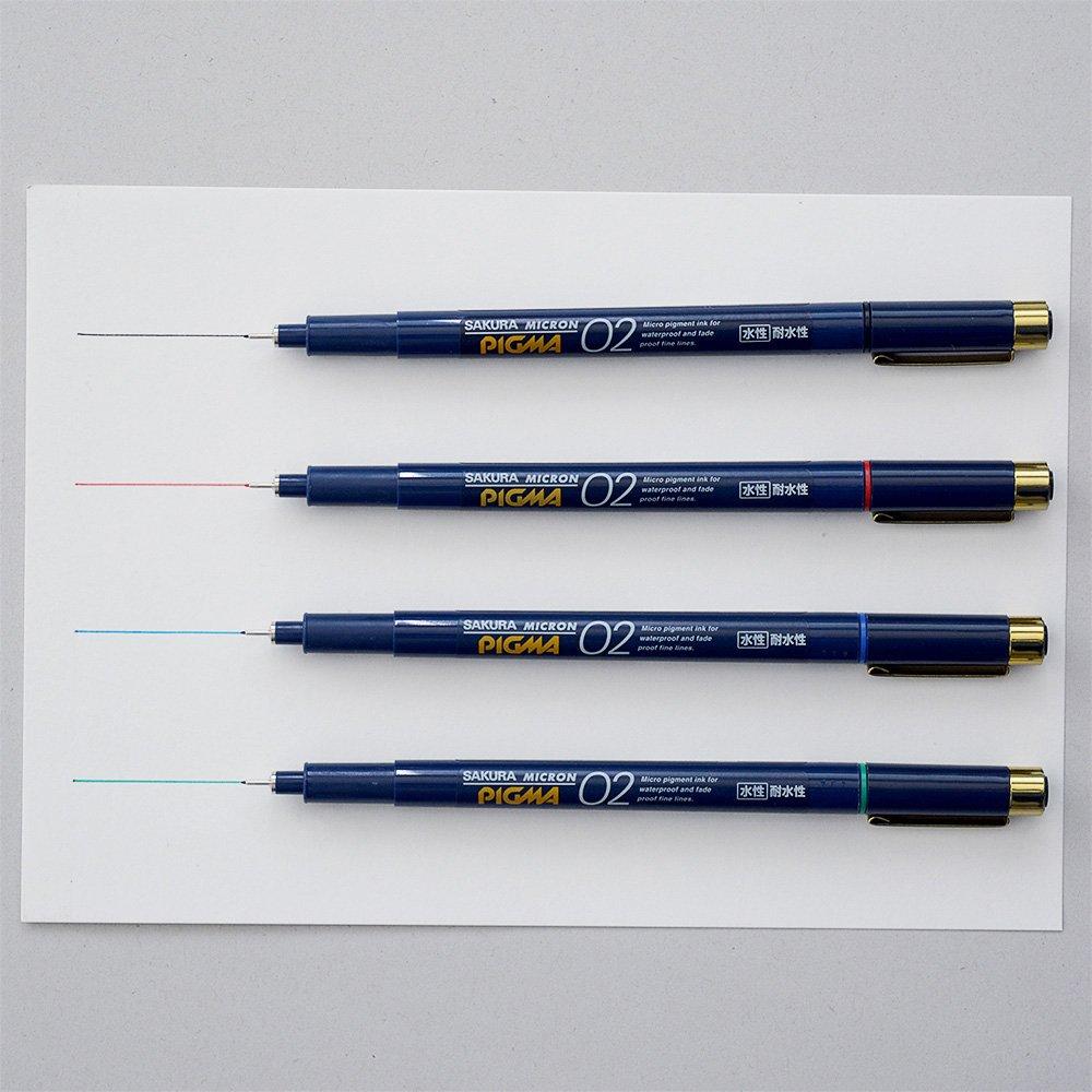 Sakura Black Cray-Pas Water-Based Marker, Pigma, 0.2mm, ESDK02#49,