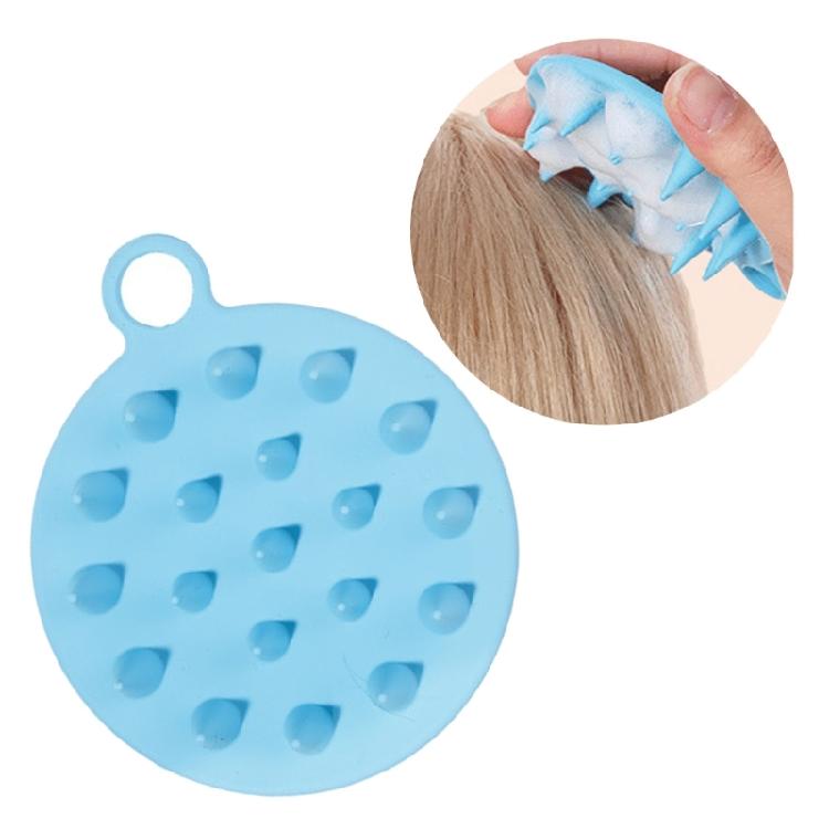 Wet and Dry Hair Washing Brush Shampoo Brush Bath Brush Silicone Scalp Massage Brush Body Scrubber for Man Woman