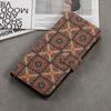 Magnetic Flip Wallet Card Leather Phone Case For iPhone 17 16 15 14 Plus 13 12 Pro Max Air Luxury Retro Classical Pattern Cover