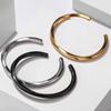 Women Titanium Steel Bracelet Versatile High End and Colorfast Bracelet Silver Mobius Bracelet Stainless Steel Bracelet Jewelry