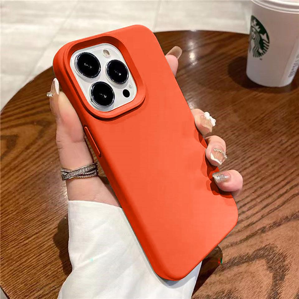 

Liquid Silicone Case For For Iphone 16 15 14 13 12 11 Pro Max Shockproof Soft Back Protection Cover For 16 series Phone Accessories For iPhone 13 ProMax