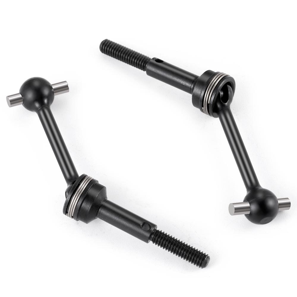 YEAHRUN 2PCS Steel CVD Drive Shaft Front Rear Universal for Tamiya TT02 TT01 TC01 1/10 RC Model Drift Car Upgrade Parts