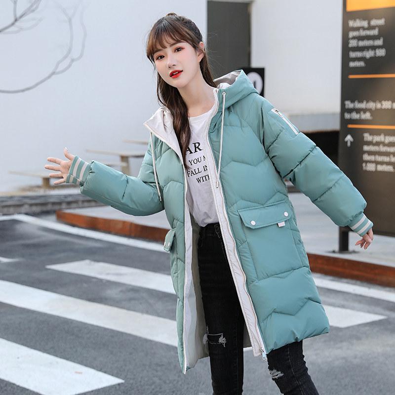 Padded clothes women's medium and long winter clothes new loose bread clothes down padded clothes jacket jacket