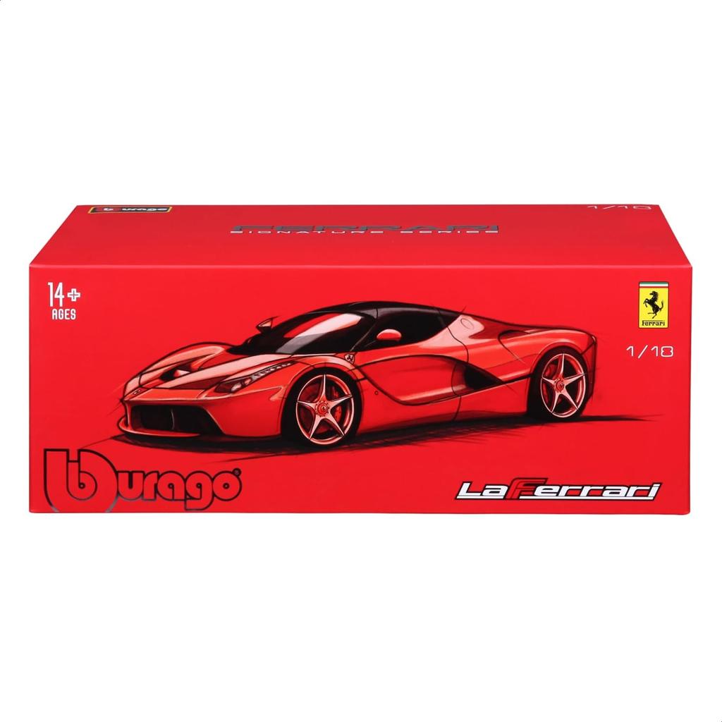 Bburago Seria Signature 1/18 Ferrari LaFerrari Roșu / Mașinuță Model Diecast, Produs Finit 18-16901 RD