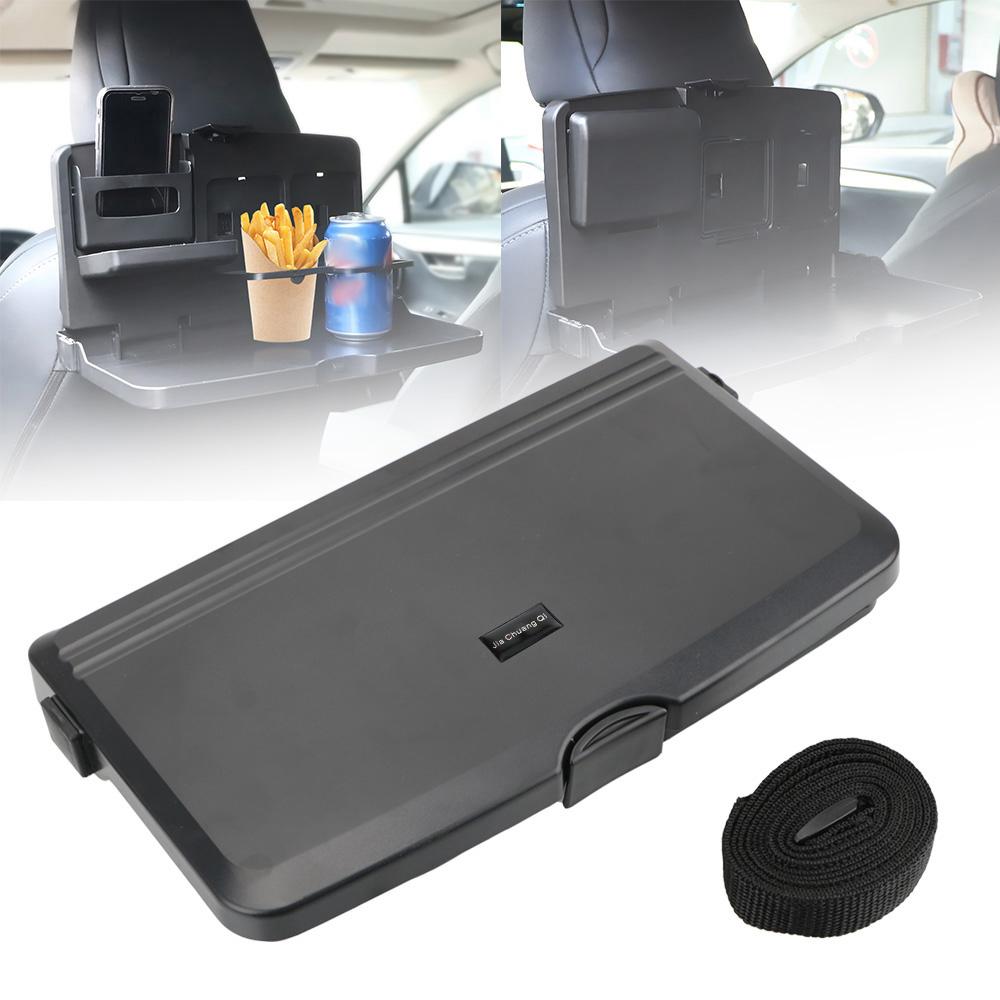 Vassoio Pieghevole Per Sedile Auto Faguan Con Portabicchiere E Porta Cellulare, Organizer Da Poggiatesta Per Bambini E Tablet