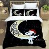 (Snoopy) Sunflower-Themed Printed Bedding Set: Featuring a duvet cover and pillowcases, this soft and comfortable set is availab