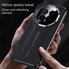 Auspicious Cloud Leather Carving Process Embossed Case For Honor Magic8 Pro Magic 8 Slim Plated Frame Protection Cover
