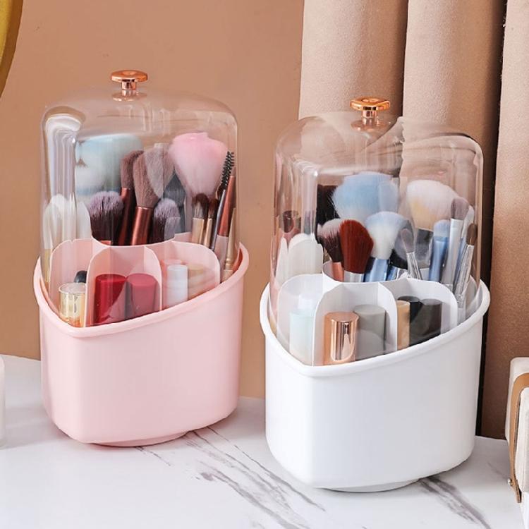 Makeup Brush Holder Organizer 360° Rotating Pen Holder Desktop Storage Cup