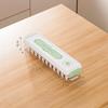 Narrow-Edge Food-Grade Multi-Layer Dumpling Storage Box with Non-Stick Bottom, Fresh-Keeping, Sealed for Refrigerator Side Door.