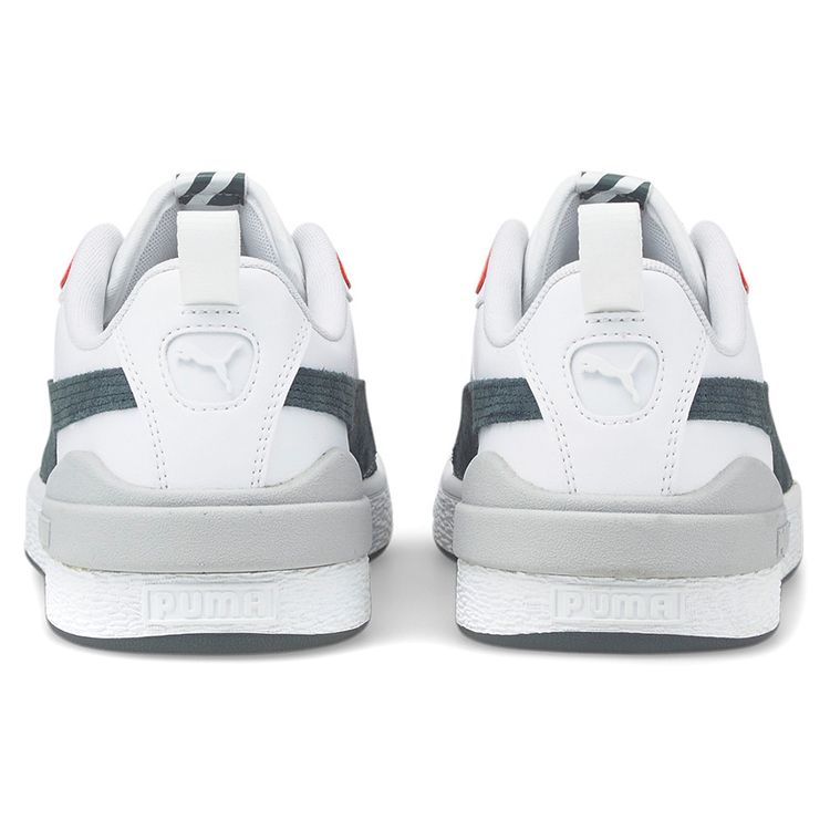 Puma Pantofi unisex din piele intoarsa Bloc White Dark Slate 380705-04