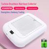 Portable Rechargeable Turbo Brushless Nail Dust Collector with Adjustable High Power for Nail Art
