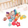 Baby Stroller Hanging Toy Detachable Soft Cloth Sensory Hand Grab Ball Infant Car Seat Toy
