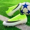 Unisex Long Spikes Soccer Training Shoes for Artificial Turf