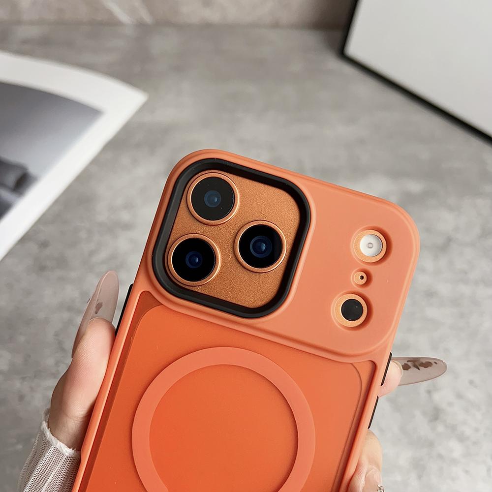 Magnetic Luxury Armor Shockproof Case For iPhone 17 Pro Max 17 Pro 17Air Matte Hard Cover