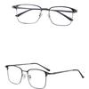 Trendy Men's Ultra-Light Anti-Blue Light Eyeglasses with Clear Lenses (Model 8040)