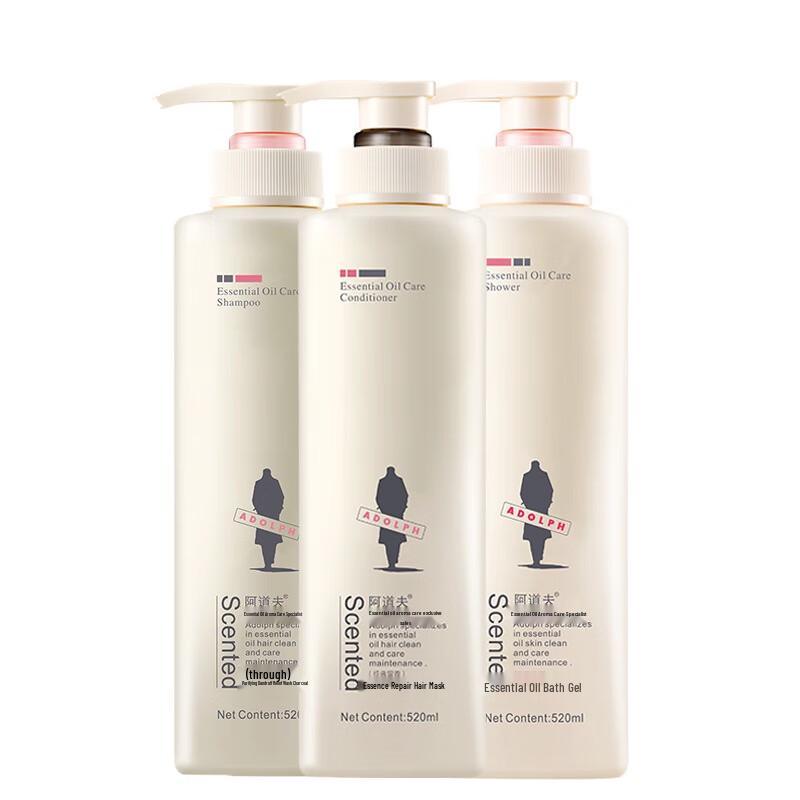 Adolph Anti-Dandruff Refreshing 3-Piece Hair & Body Care Set