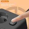 EU Plug Power Strip With Wireless Charger – Multi-Outlet USB PD Charging Station with Wireless Charging Pad