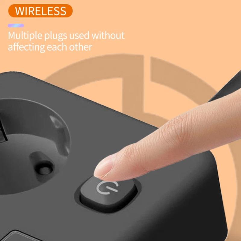 EU Plug Power Strip With Wireless Charger – Multi-Outlet USB PD Charging Station with Wireless Charging Pad