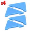 Car Door Decoration Corner Protective Cover Silicone Protector Door Corner Anti-collision Guard Covers Car Accessory 2/4pcs Interior Mirrors 6