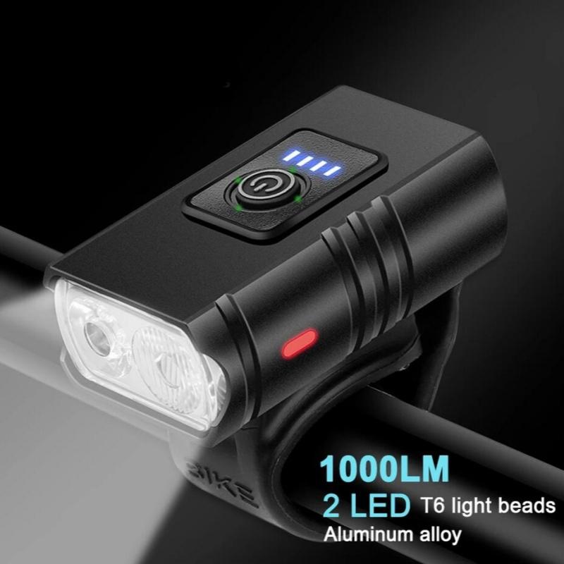 Lampka rowerowa USB akumulatorowa T6 LED światła rowerowe 6 trybów latarka MTB przednia lampa rowerowa do jazdy na rowerze