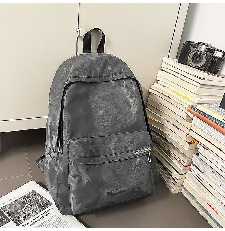 Schoolbag trendy brand new large-capacity personality leisure simple fashion versatile junior high school student travel schoolbag backpack