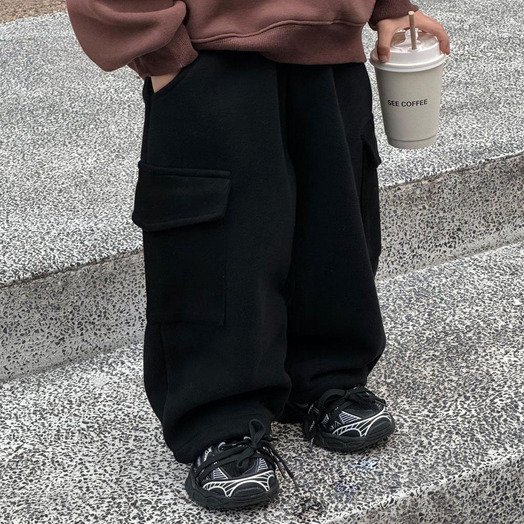 Winter Plush Kids Pants Children's Clothing Pants Boys Pants Baby Warm Casual Kids Pants