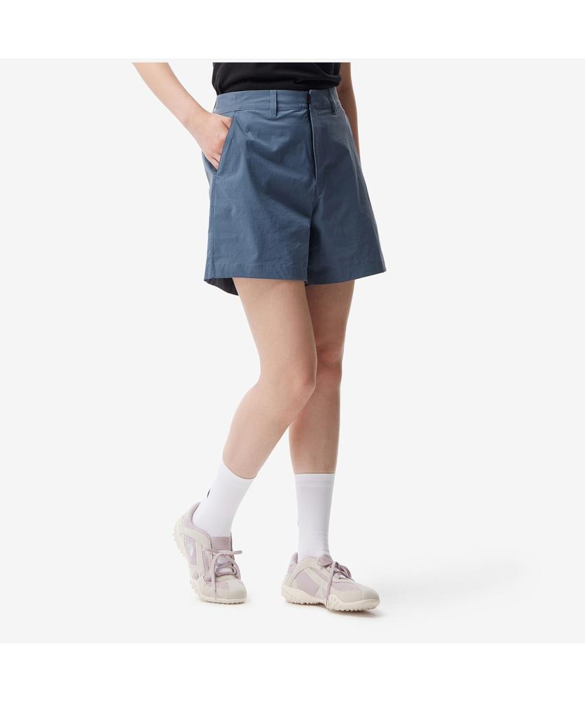 Noseupeiseu Ns6Ns49C Damen Badeshorts 5 Zoll Rauchblau