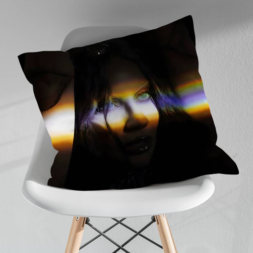 

Singer LLady GGaga Cool Pillowcase for Sofa Room Office Decor Printing Merchandise AllMatch Cushion Cover 30x30cm