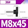 Stainless Steel Z-Type T-Handle Slotted Screw with Plastic Head (M4/M5/M6/M8)