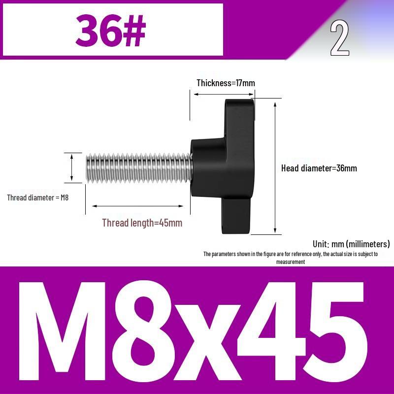 Stainless Steel Z-Type T-Handle Slotted Screw with Plastic Head (M4/M5/M6/M8)