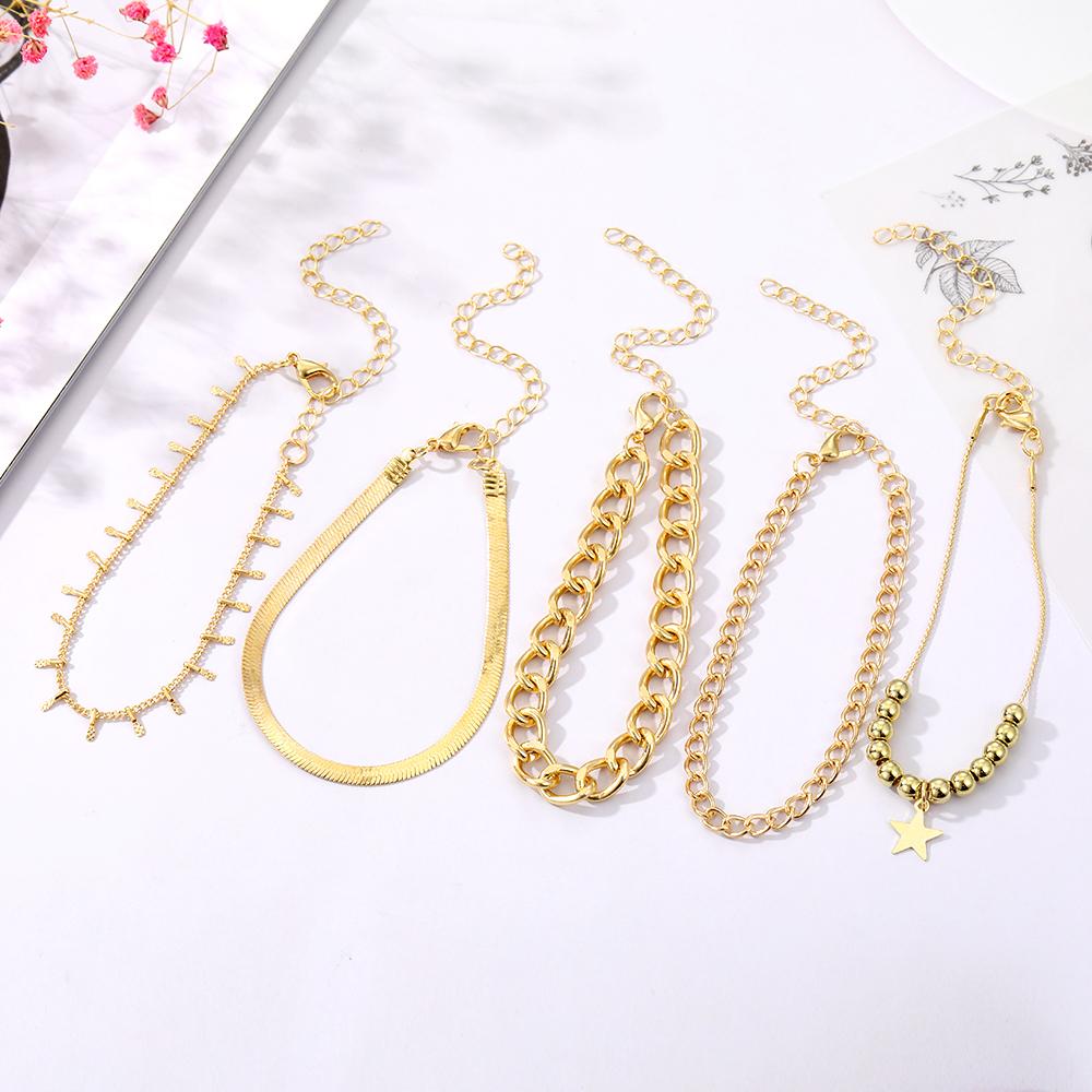 2022 Nouveau Bracelet Classique Vintage Ensemble Bracelet Bracelet Étoile Bracelet Breloque Bracelet Bracelet Cadeaux pour Dames Filles