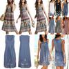 Stylish Women Boho Summer Beach Midi Dress With Gorgeous Floral Print And Loose Fit