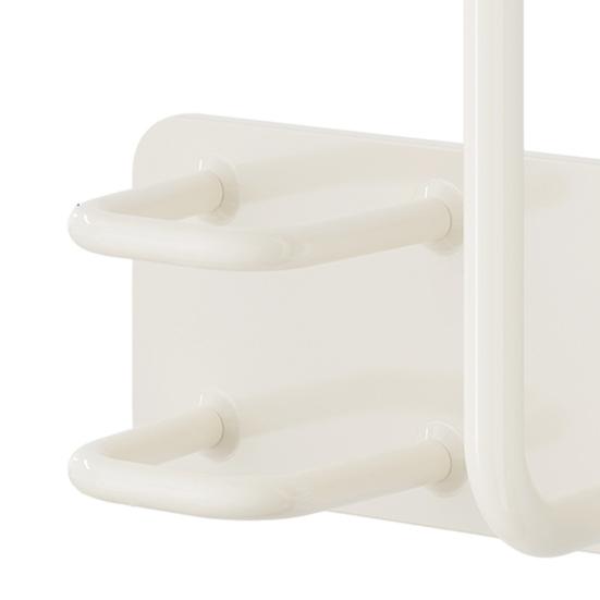 Držák na gumičky do vlasů, hřebenový držák, litinový, nerezavějící, vodotěsný, vertikální design, stojan pro uložení hřebenů a gumiček do vlasů, vlasové doplňky