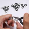Pack of 970 Small Open Jump Rings Metal Split Rings for Necklaces Bracelets Earrings Anklets Jewelry Making Supplies
